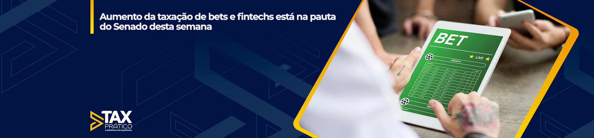 Aumento da taxação de bets e fintechs está na pauta do Senado desta semana 