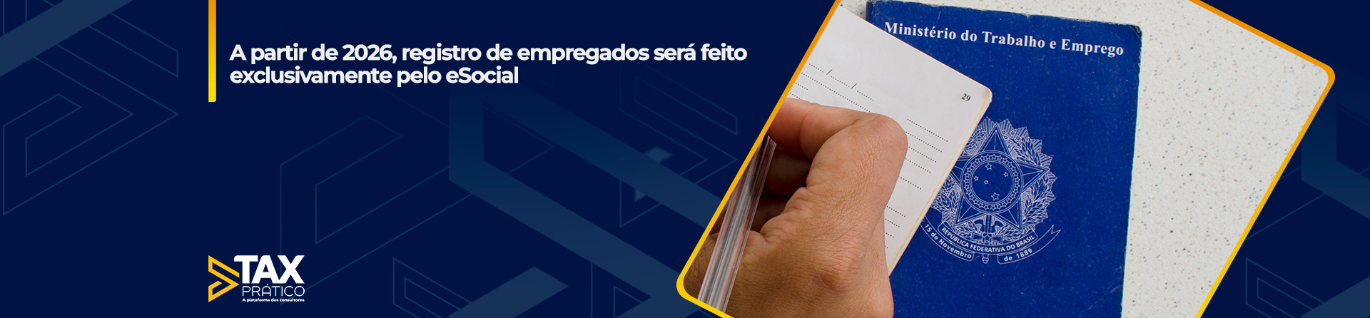 A partir de 2026, registro de empregados  será feito exclusivamente pelo eSocial
