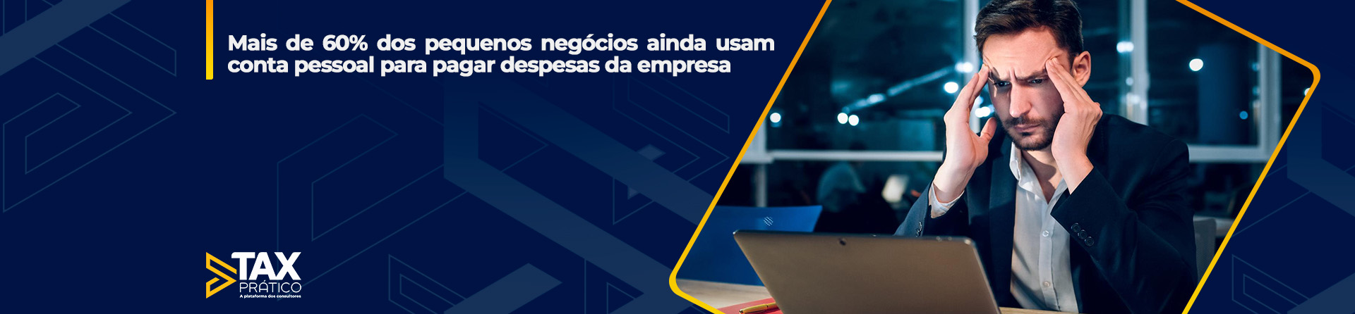Mais de 60% dos pequenos negócios ainda usam conta pessoal para pagar despesas da empresa
