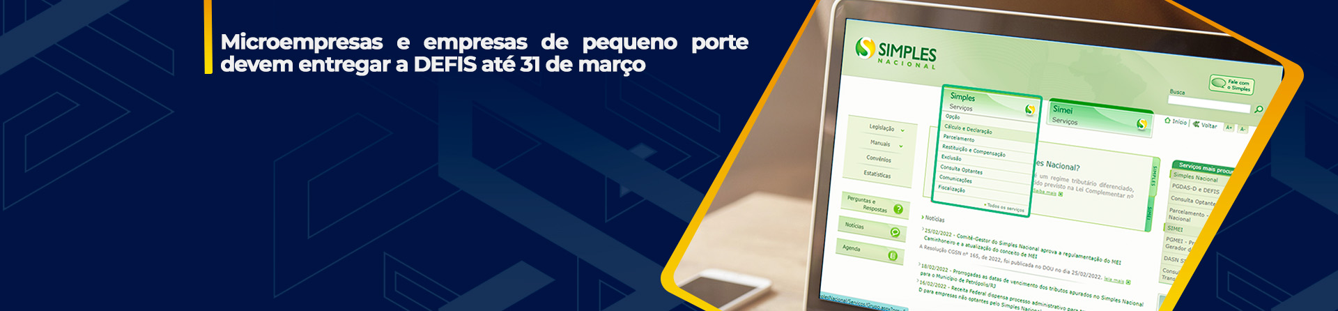 Microempresas e empresas de pequeno porte devem entregar a DEFIS até 31 de março