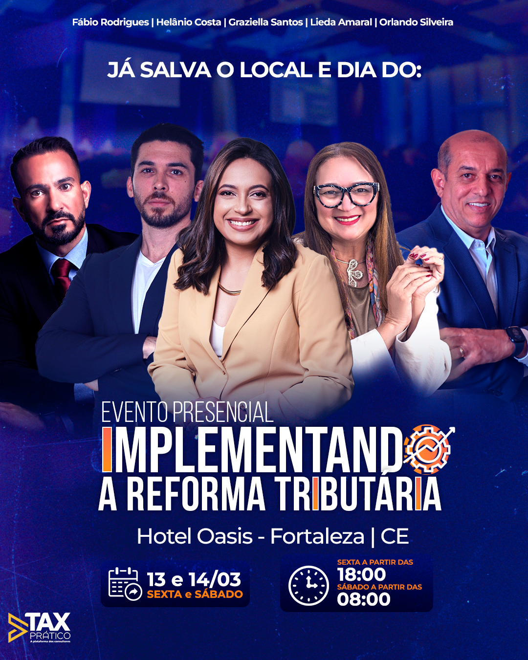 EVENTO PRESENCIAL: IMPLEMENTANDO A REFORMA TRIBUTÁRIA